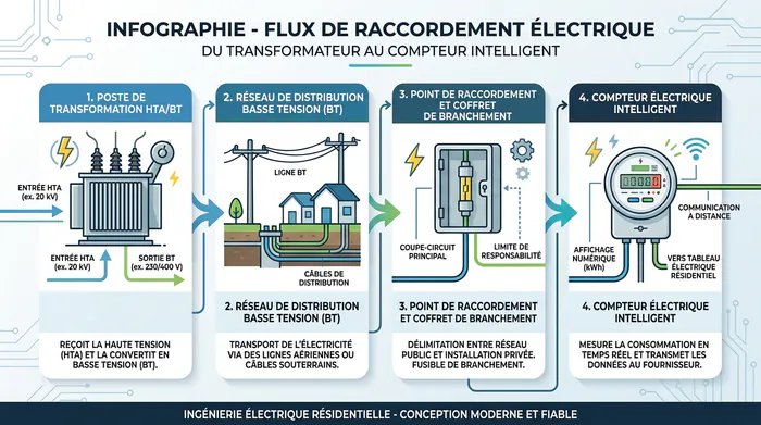 Gros plan sur un plombage de sécurité Enedis intact sur un coupe-circuit gris