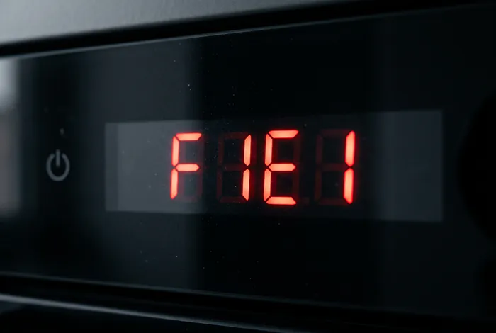 Code erreur F1E1 sur écran de four