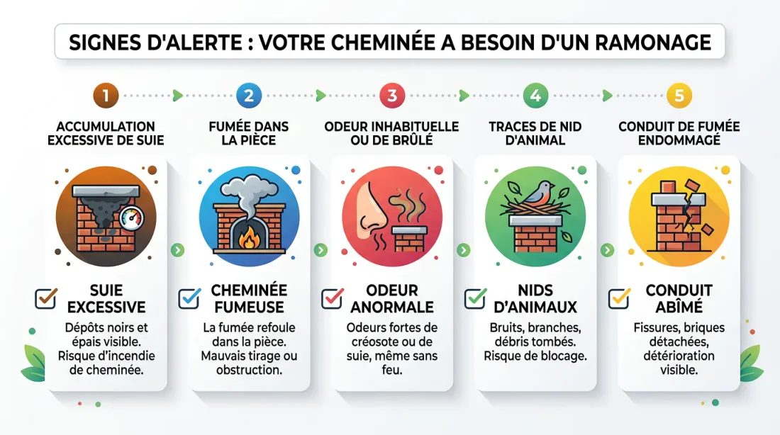 Gros plan d'une main gantée tenant de la suie noire au-dessus d'un foyer de cheminée