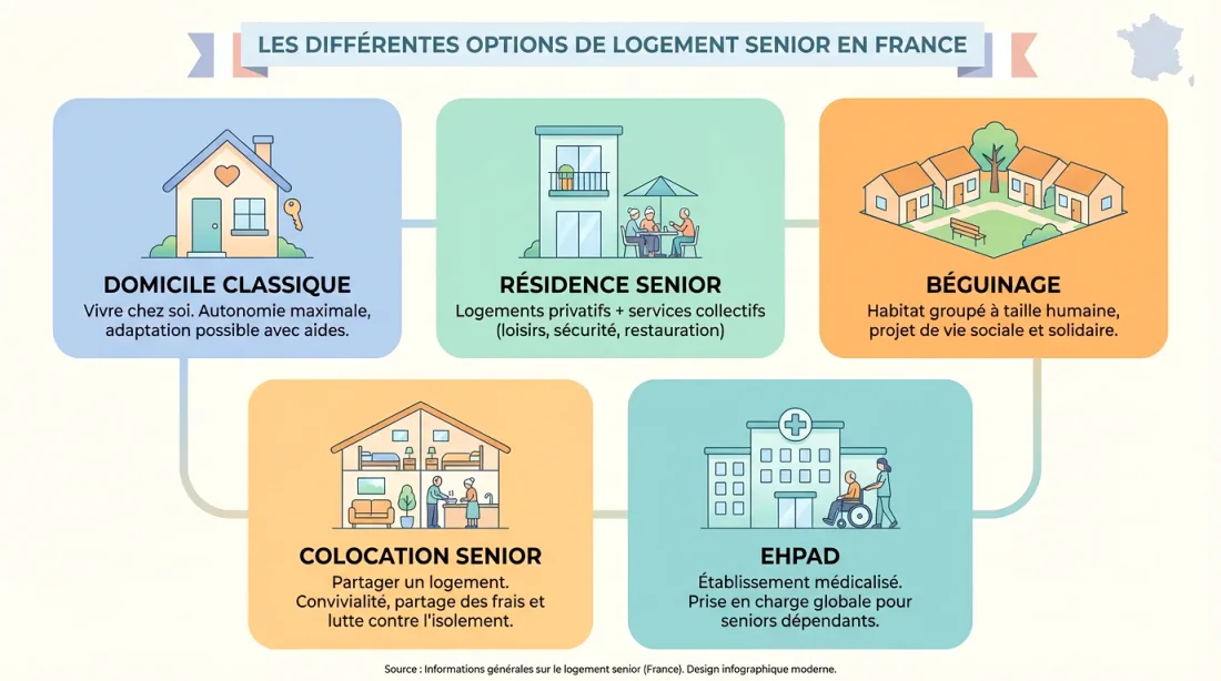 Mains de personne âgée tenant des clés de logement pour illustrer la recherche d'un logement senior
