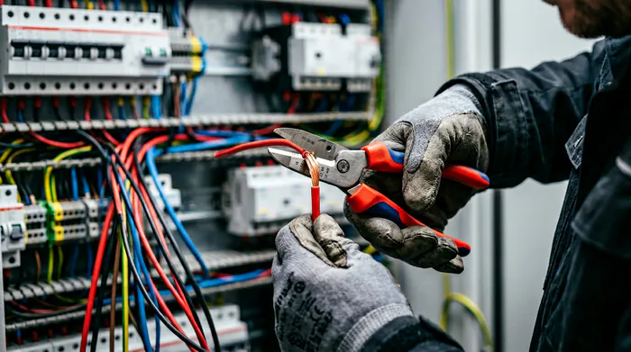 Infographie explicative comparant un branchement à 4 fils incorrect et un branchement à 3 fils correct avec un connecteur Wago.