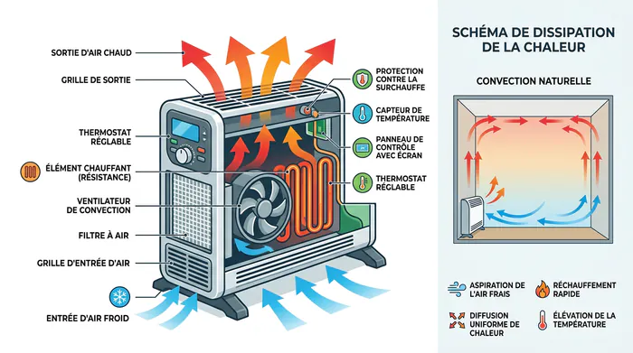 Photo miniature d'un radiateur convecteur vintage